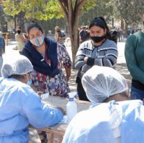 Hasta mañana se vacunará contra COVID-19 en el parque San Martín