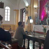 Entronizaron las im&aacute;genes del Se&ntilde;or y Virgen del Milagro en Met&aacute;n