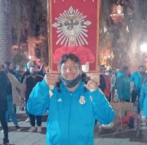 Látigo Pasitos Prohibidos peregrinó hasta la catedral: “Que el Señor y la Virgen me los bendiga”