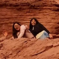 Se sacaron una foto y salió reflejado un rostro diabólico