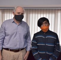 Educaci&oacute;n agasaj&oacute; a Maximiliano, el joven wichi nominado a mejor estudiante del mundo