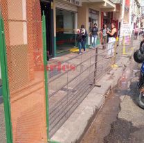 Instalaron vallas antimanteros en el centro salte&ntilde;o