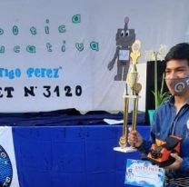 Joven salte&ntilde;o hipoac&uacute;sico gan&oacute; el campeonato de rob&oacute;tica