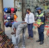 “Que manteros se ubiquen sobre peatonales y San Mart&iacute;n, eso ya no puede suceder m&aacute;s”