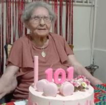 Doña Mercedes Vaca cumplió 101 años