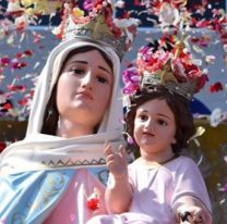 Inauguración de una gruta en honor a la Virgen de San Nicolás y adoración al pesebre