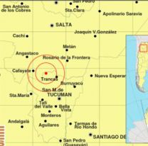 Salta registró un temblor en la mañana de este lunes