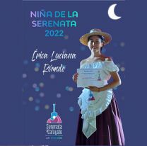 Érica Luciana Rómulo fue elegida &#8220;Niña de la Serenata 2022&#8221;