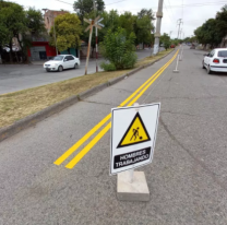 Comenzó la demarcación de una nueva ciclovía en Av. Usandivaras
