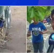 Salteño con discapacidad motriz necesita ayuda para acceder a una silla de rueda