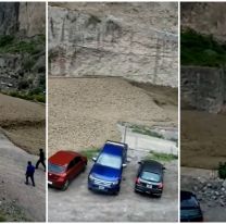 Impresionante alud de barro sorprendió a Iruya: turistas y lugareños varados