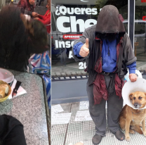 Una joven invitó a cenar al querido &#8220;Abdul Onur&#8221;: el personaje de las peatonales de Salta
