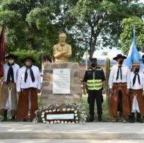 En El Sauce se conmemor&oacute; el 237 aniversario del nacimiento de G&uuml;emes