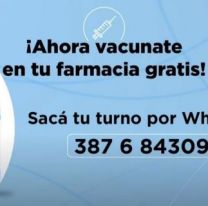 Farmacias salteñas comenzarán a vacunar con turnos