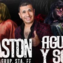 ¡Es hoy! Gastón y la agrupación Santa Fe en un show único junto a Agua y Sol