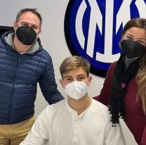 Orgullo Salteño: Tiene 16 años y firmó contrato con el Inter de Italia