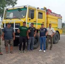 Salteños combaten el fuego en Corrientes
