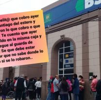 Buscan a un abuelito que haya cobrado en el banco Santiago: tienen su sueldo
