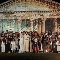 Exitosa actuación del Vía Crucis Viviente en Rosario de la Frontera