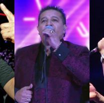 Mario Luis, Flor de Piedra y Gastón Sta. Fe juntos en el Mao