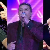 Mario Luis, Flor de Piedra y Gastón Sta. Fe juntos en el Mao