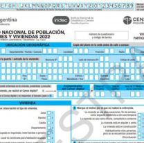 Censo 2022: estas son las 61 preguntas del cuestionario