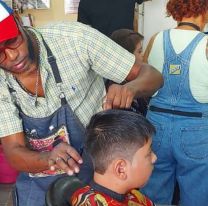 "Niños con Síndrome de Down no pagan": la iniciativa solidaria de un peluquero en honor a su hija