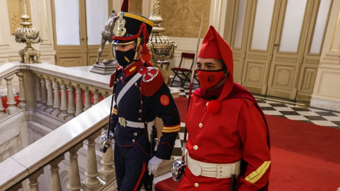 Los Infernales de Güemes forman parte de la custodia presidencial