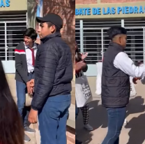 VIDEO | Estudiante salteño rompe en llanto cuando sus compañeros le regalan el buzo de egresados