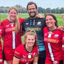 El "Chipi" Figallo entrena a un equipo femenino en Inglaterra y ya salió campeón