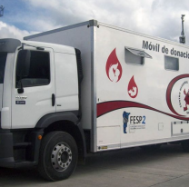 Hoy se colectará sangre de cualquier grupo y factor en la plaza 9 de Julio