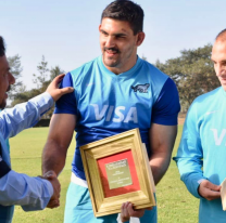 Los Pumas en Salta: El gobernador saludó a los integrantes de la selección mayor de rugby