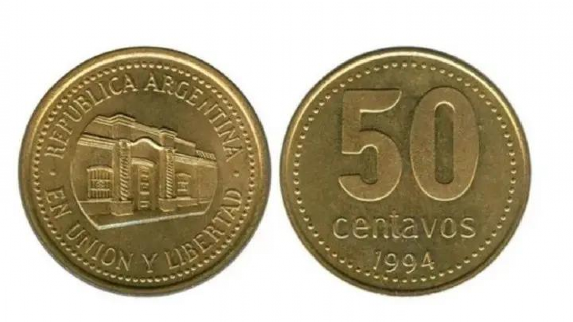 La moneda de 50 centavos por la cual pagan 10.000 veces más su valor