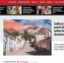 La "Revista Gente" ilustró la provincia de Salta con un paisaje de Purmamarca