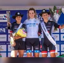 La ciclista salteña Fernanda Yapura logró un nuevo podio en el ciclismo francés