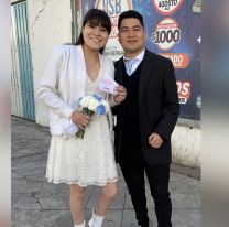 Salte&ntilde;os se casaron y festejaron en la cancha de Gimnasia y Tiro 