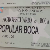 A tener cuidado: así son las entradas truchas que venden en Salta para ver a Boca