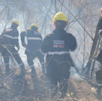 Intentan apagar un incendio cerca de la planta de gas en Solidaridad