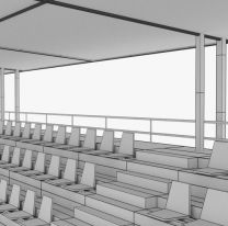 La "Supertribuna" que planean constriuir en el Fray Honorato Pistoia