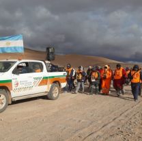 Peregrinos de Tolar Grande: Caminarán 380 km atravesando salares, desiertos y montañas