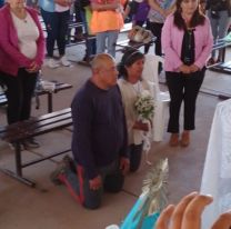 Salteños se casaron antes de iniciar la peregrinación a Salta
