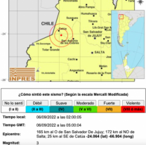 El fuerte temblor que sacudió a Salta en el inicio de la Novena