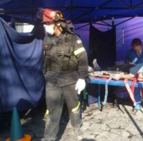 El SAMEC instaló un puesto de atención médica que funcionará durante la novena del Milagro