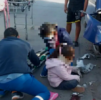 Dieron de alta a la nena accidentada en el choque sobre Av. Discépolo