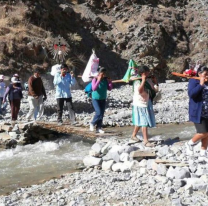 La Candelaria y Brealito emprendieron su peregrinar hacia la Catedral Basílica