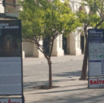 Se expone la muestra «Milagro en la ciudad» en la plaza 9 de Julio