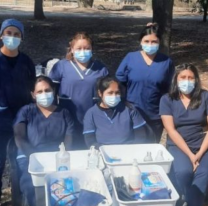 Se habilitó un puesto de salud itinerante para peregrinos que llegan a la ciudad