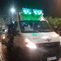 Ensordecedor aplauso: el gran homenaje a bomberos, enfermeros y rescatistas