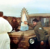 Hoy la Virgen de Luján que estuvo en la guerra de Malvinas visitará Salta