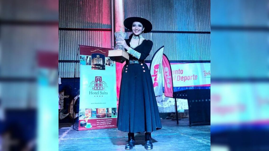 Florencia Almazán es la campeona provincial de malambo y nos representará en Carlos Paz
